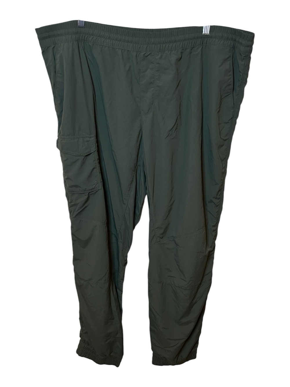 Columbia Womens Cargo Hiking Pants Olive Green Size 2XL Elastic Waist